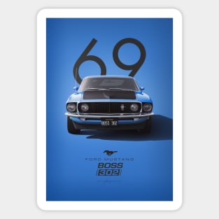 Special Edition Ford Mustang Boss 302 Sticker